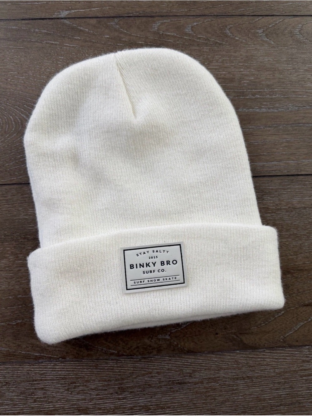 NWOT Binky Bro Tahoe White Infant Hat 4-12 Months